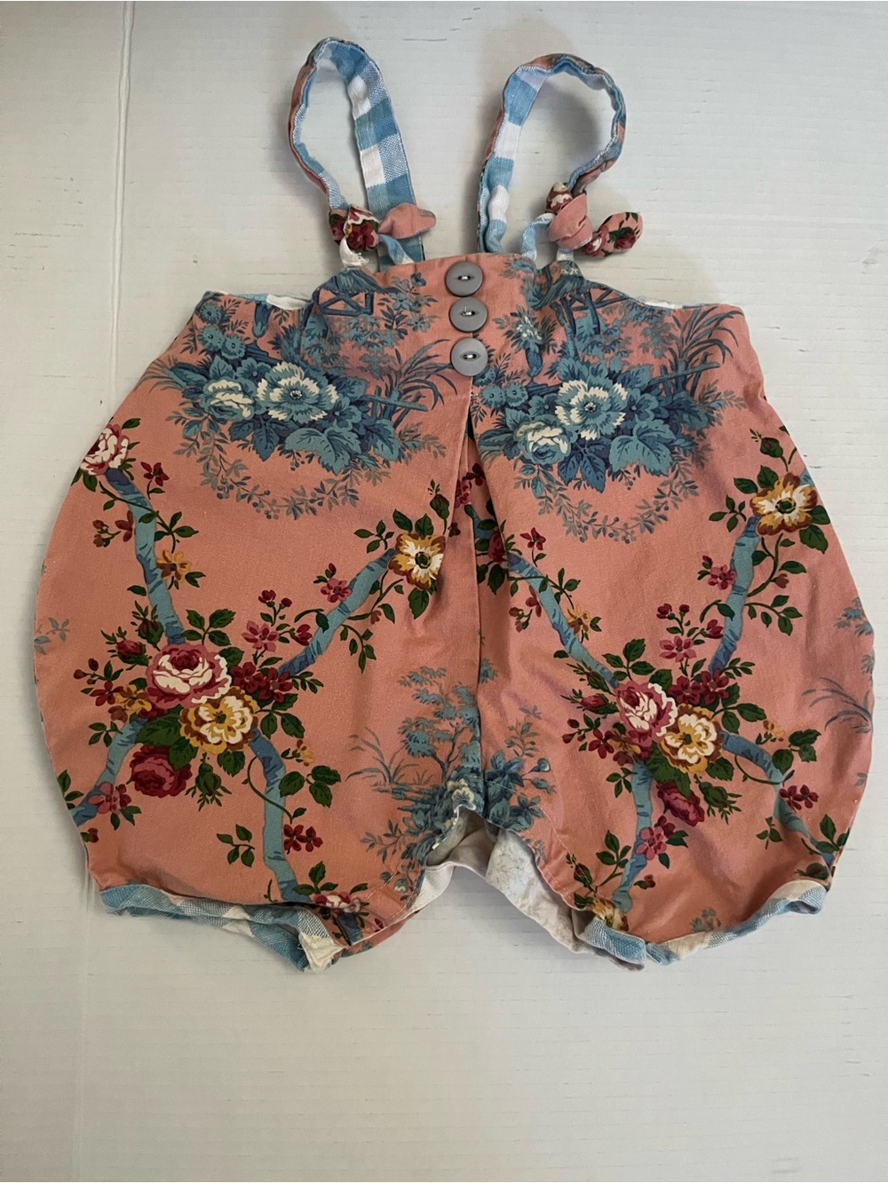 Oh baby baby floral baby romper